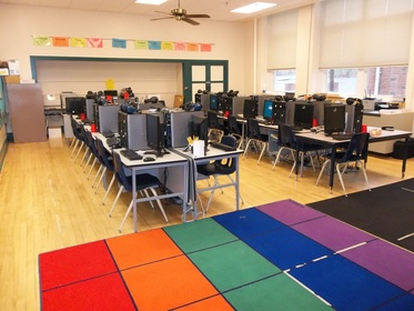 Rugs for calm classroom environment